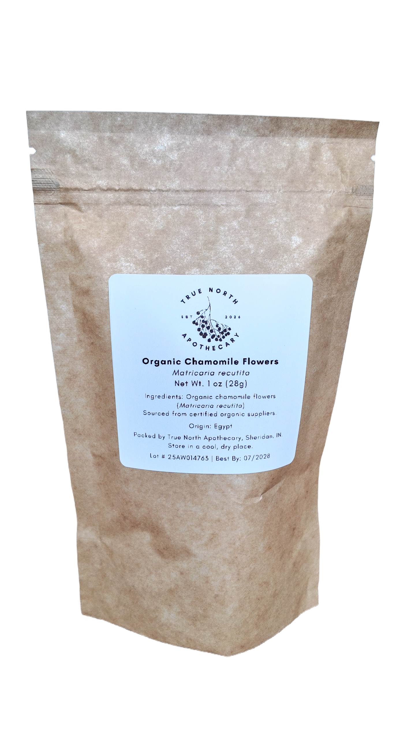 Organic Chamomile Flowers (Whole) - 1 oz