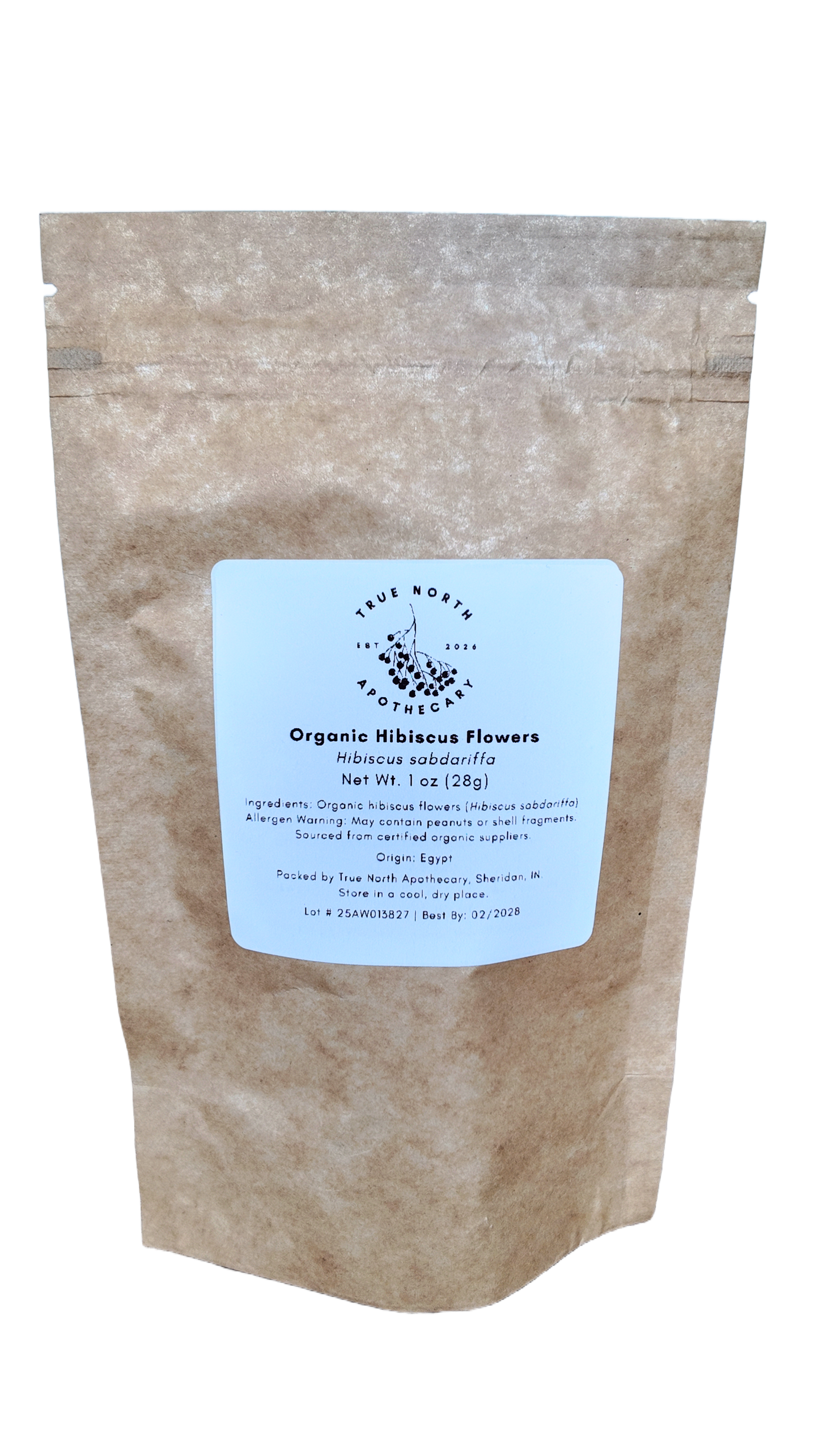 Organic Hibiscus Flowers (Whole) – 1 oz