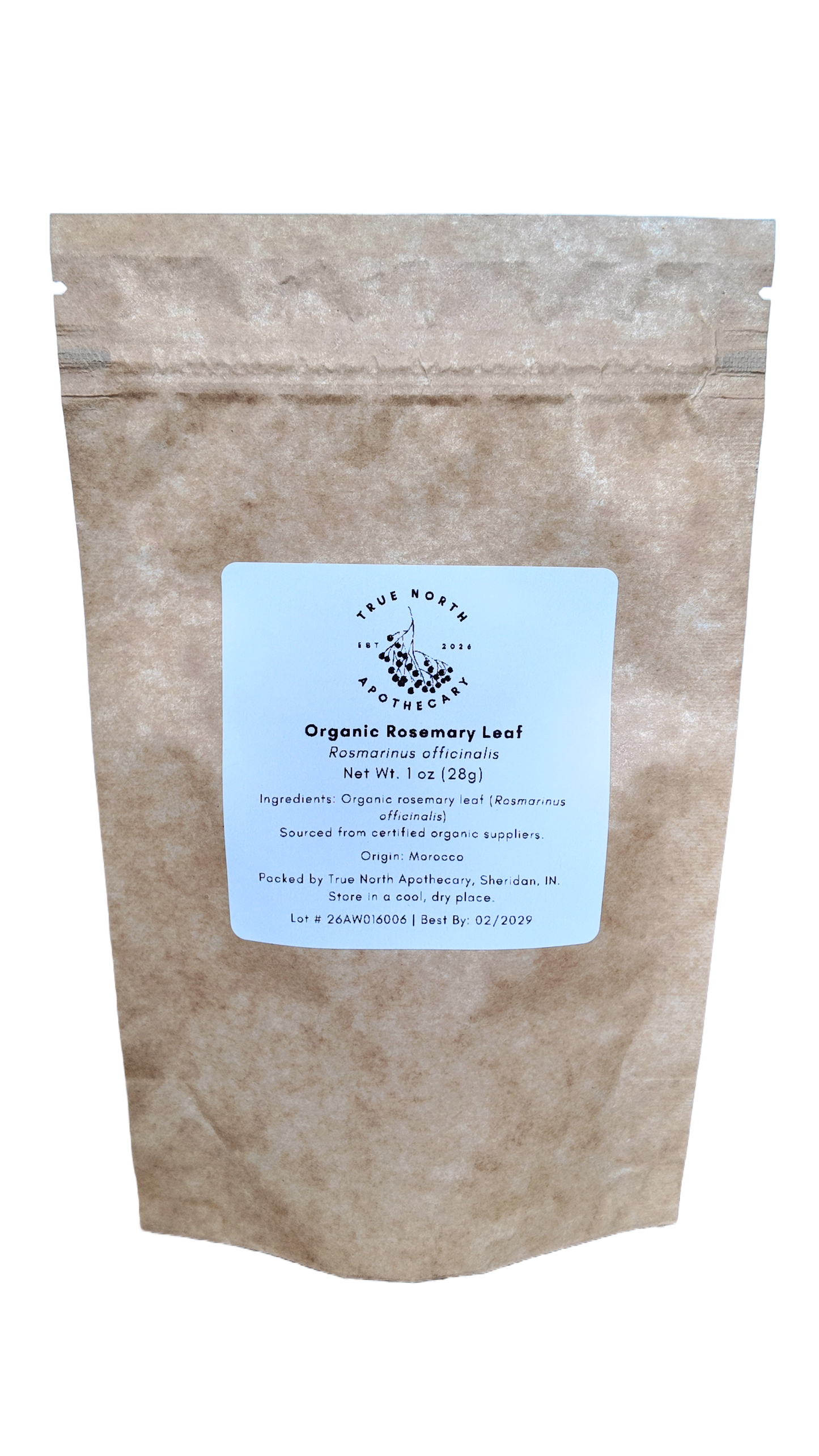 Organic Rosemary Leaf (Cut & Sifted) – 1 oz