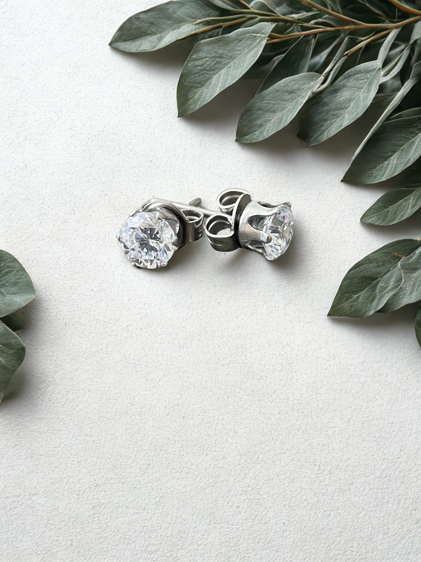 CZ Stud Earrings