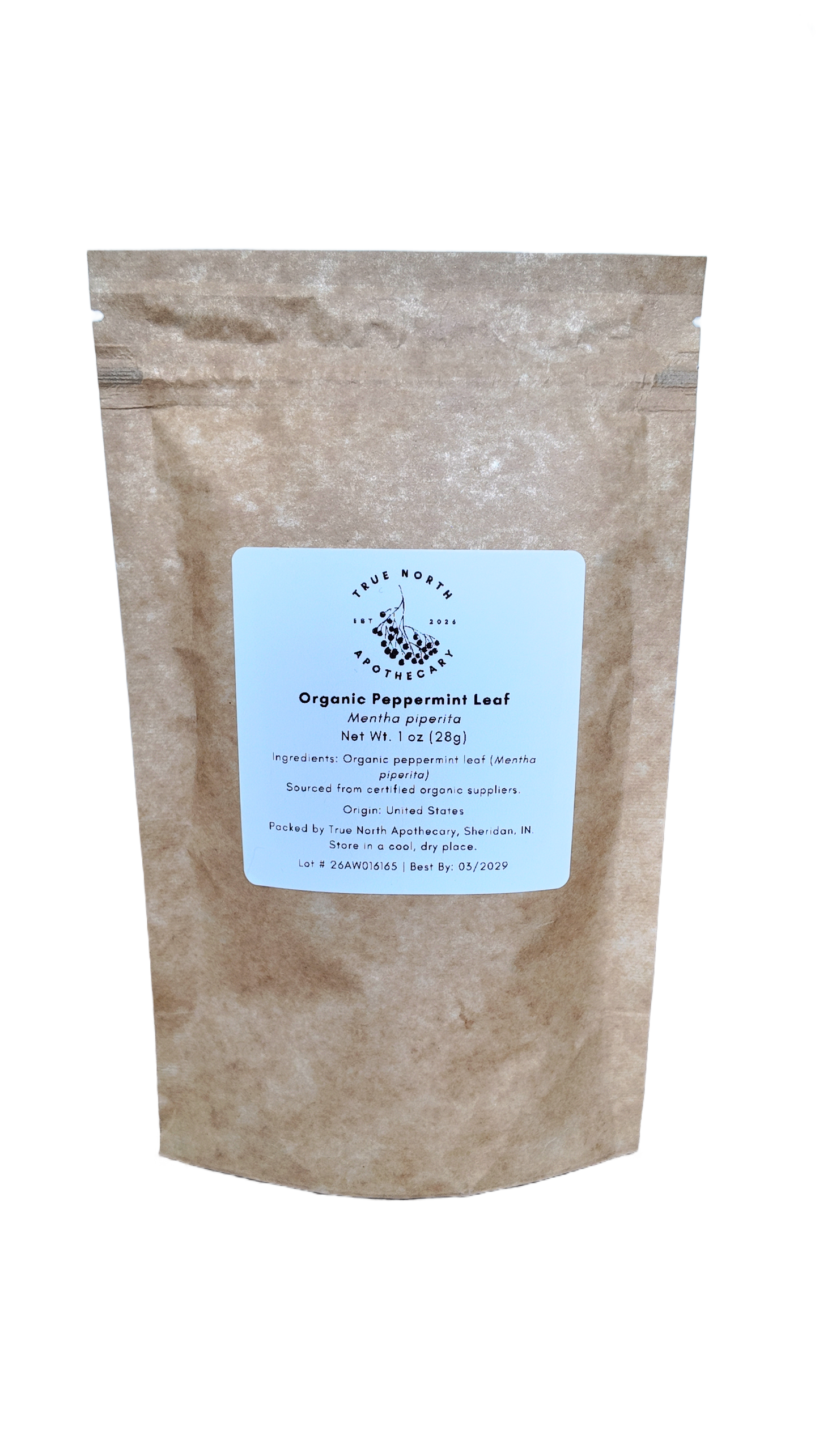 Organic Peppermint Leaf (Cut & Sifted) – 1 oz