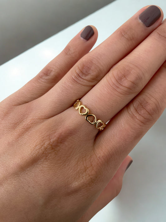 Heart Stacking Ring